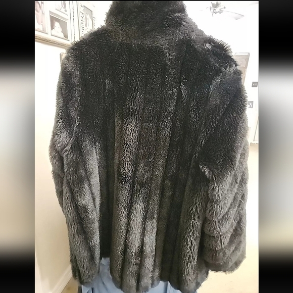 Vintage mob wife possibly Faux fur coat jacket maximalist goth party holidays - Picture 11 of 11